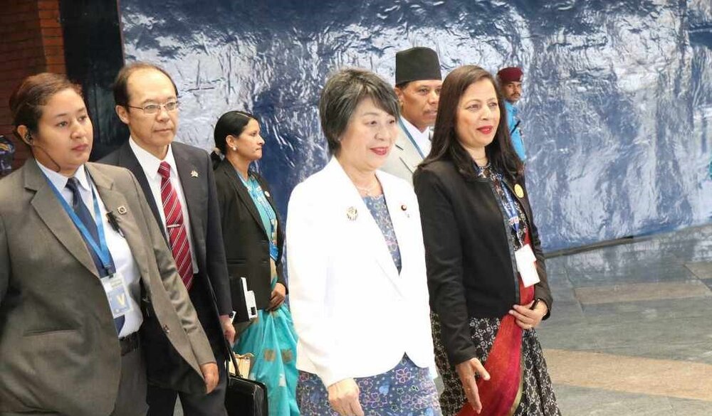 जापानका विदेशमन्त्री  योको आइपुगिन् नेपाल